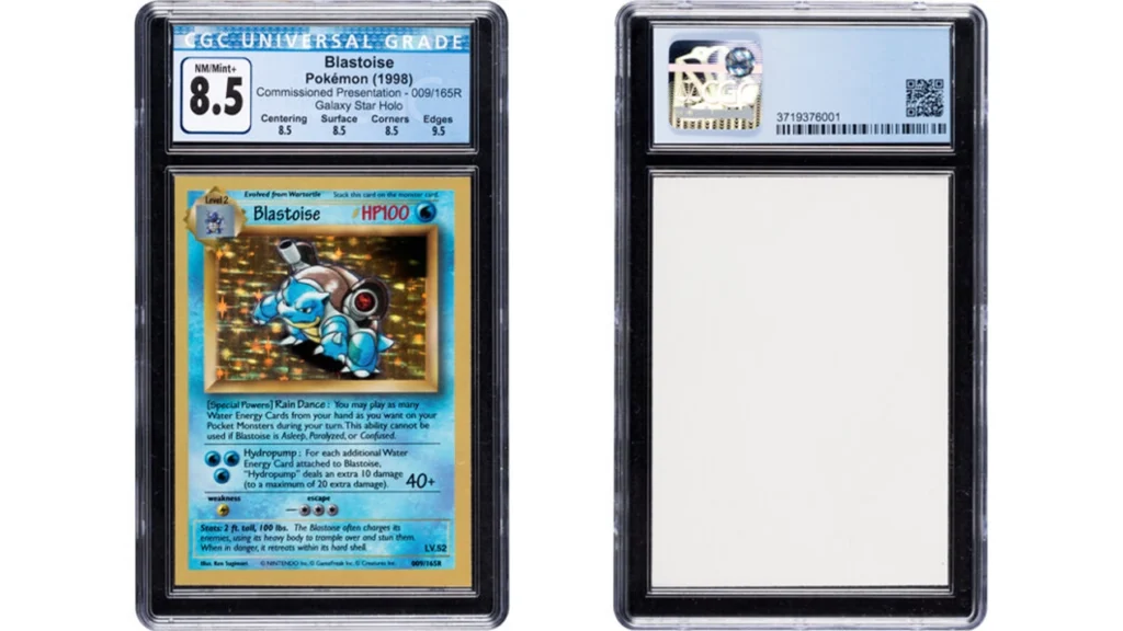 Blastoise Commissioned Presentation Galaxy Star Hologram